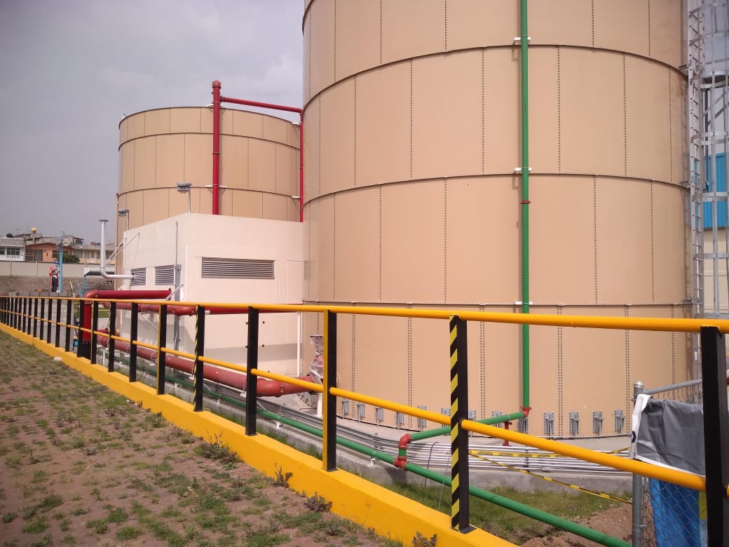 Tanques de almacenamiento de agua